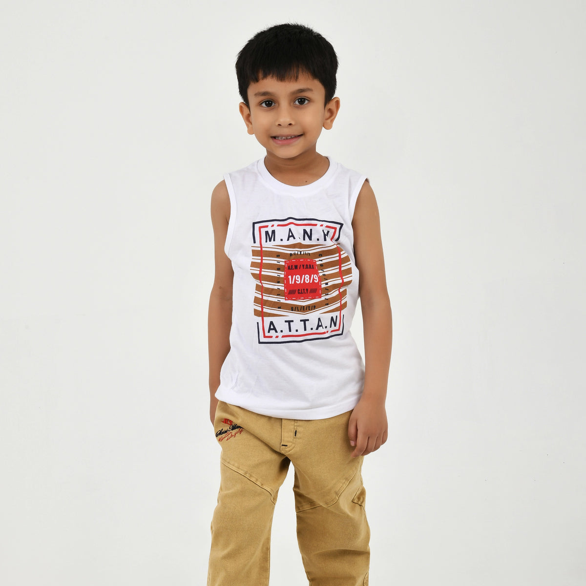 Complete Boys Dress Set – Shirt, T-Shirt & Trouser (3 in 1) - image 6