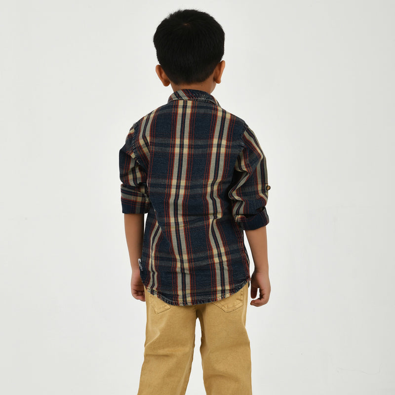 Complete Boys Dress Set – Shirt, T-Shirt & Trouser (3 in 1)
