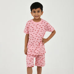 Boys Summer Essential – Bright Printed Tee & Shorts Set