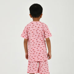 Boys Summer Essential – Bright Printed Tee & Shorts Set
