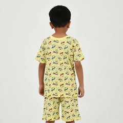 Boys Summer Essential – Bright Printed Tee & Shorts Set