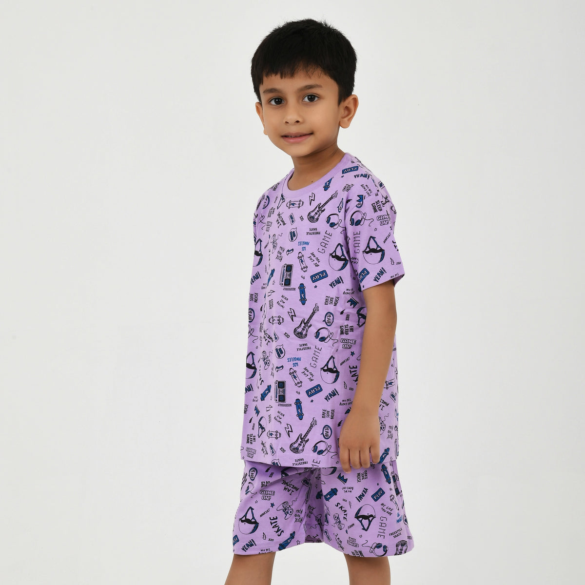 Boys Summer Essential – Bright Printed Tee & Shorts Set - image 13