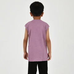 Cut Sleeve T-Shirt with Capri Set for Boys – Perfect for Playtime