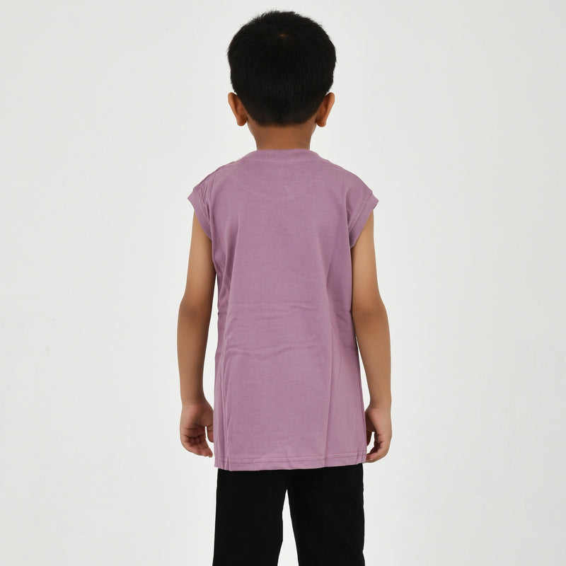 Cut Sleeve T-Shirt with Capri Set for Boys – Perfect for Playtime
