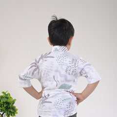 Dress Him to Impress – Elegant Boys Printed Shirt with Jeans