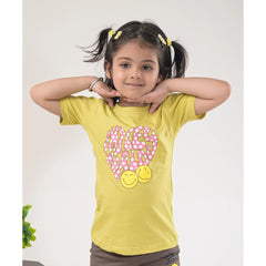 Trendy Girls Half Sleeve Top and Shorts Set – Perfect Summer Look