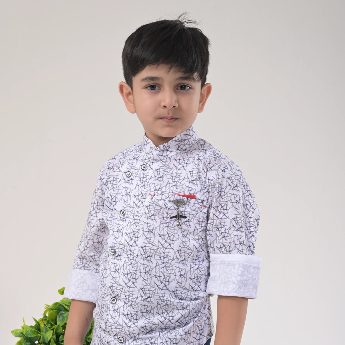 Stylish Boys Printed Shirt & Jeans Outfit – Ideal for Parties & Outings - image 3