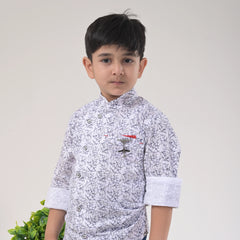 Stylish Boys Printed Shirt & Jeans Outfit – Ideal for Parties & Outings