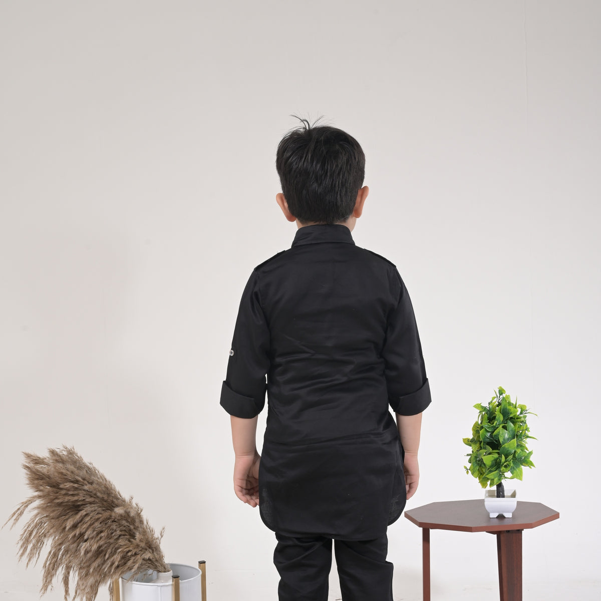 Comfort Meets Tradition – Boys' Casual Kurta Pyjama - image 2