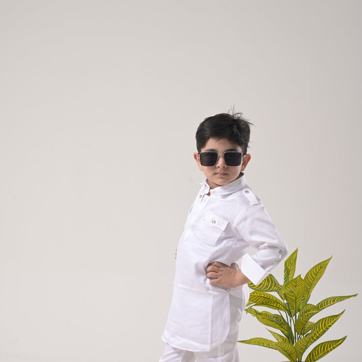 Comfort Meets Tradition – Boys' Casual Kurta Pyjama - image 7