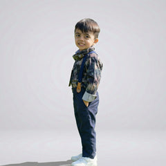 BOYS Grey Printed Shirt with Suspender Pants Party Wear Outfit Set