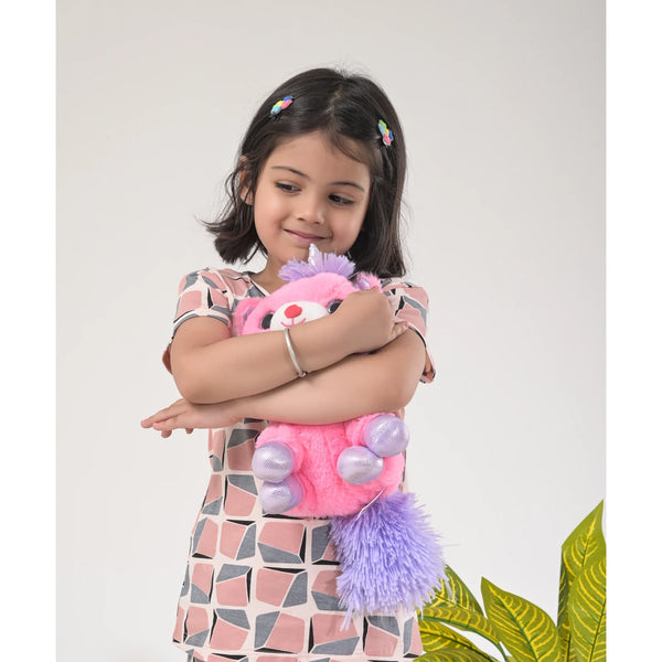 Stylish Girls Loungewear –  Drop Shoulder Top & Shorts Set