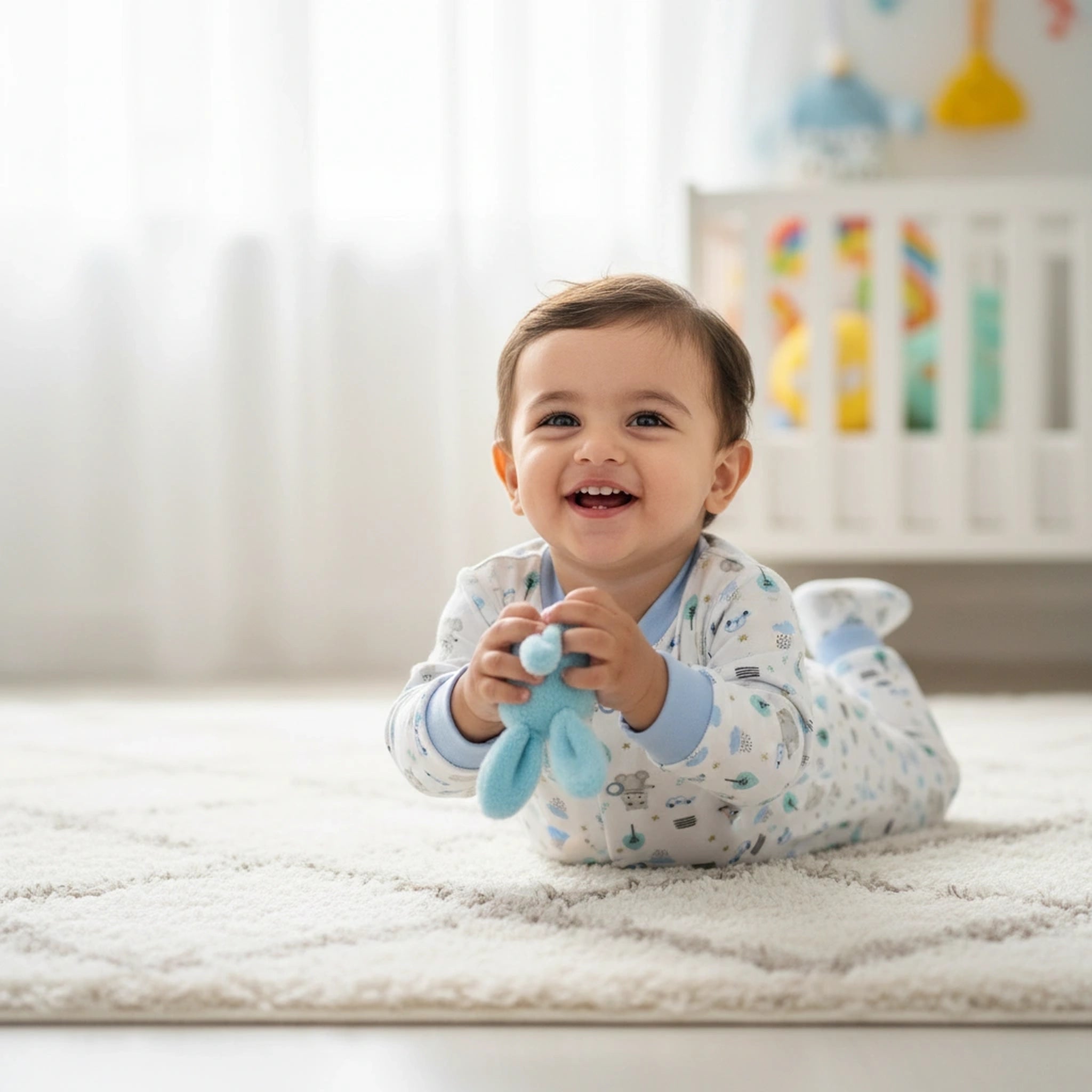 Premium Baby Sleepsuits (Set of 3) – Soft Breathable Cotton