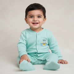 Premium Baby Sleepsuits (Set of 3) – Soft Breathable Cotton