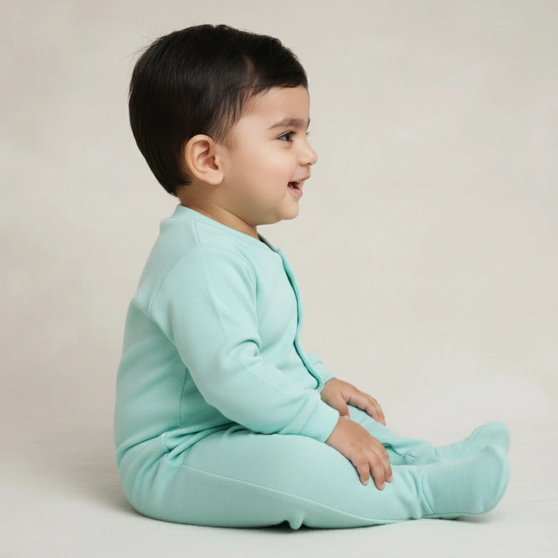 Premium Baby Sleepsuits (Set of 3) – Soft Breathable Cotton