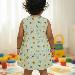 Pack of 2 Summer Frocks for Girls - 100% Pure Cotton, Soft & Stylish