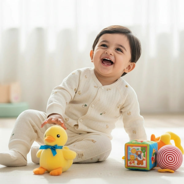 Soft Cotton Baby Suit - Magic Design for Newborns