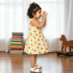 Pack of 2 Summer Frocks for Girls - 100% Pure Cotton, Soft & Stylish