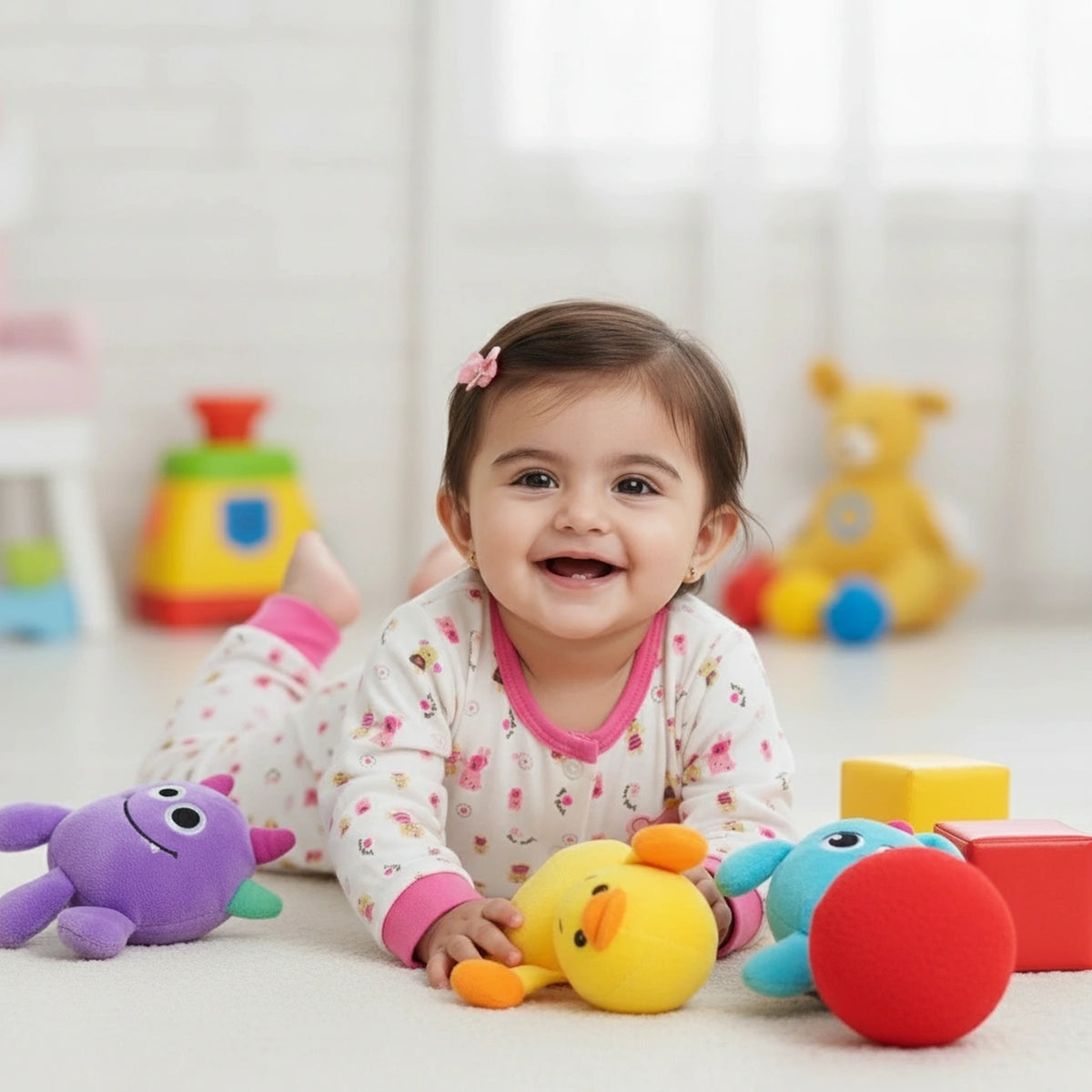 Casual Babywear Set - Printed Top & Bottoms for Boys and Girls - image 2