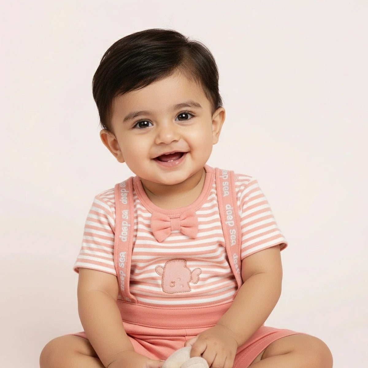 Kids' Romper with Cute Bow Accent – Fashionable & Fun - image 1