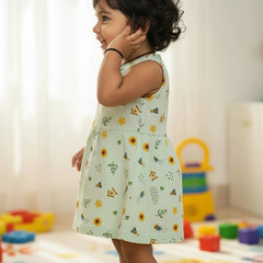 Pack of 2 Summer Frocks for Girls - 100% Pure Cotton, Soft & Stylish