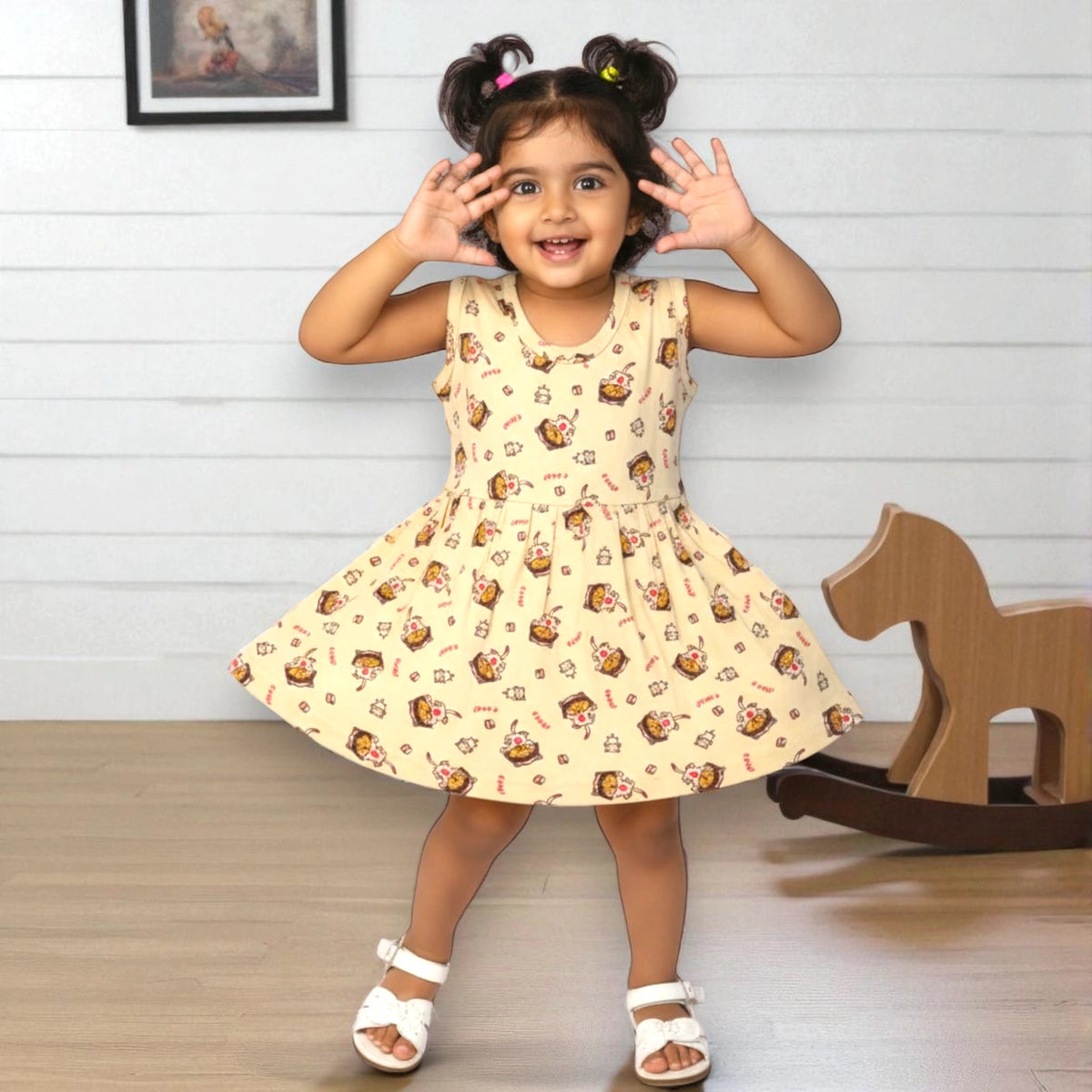 Pack of 2 Summer Frocks for Girls - 100% Pure Cotton, Soft & Stylish - image 14