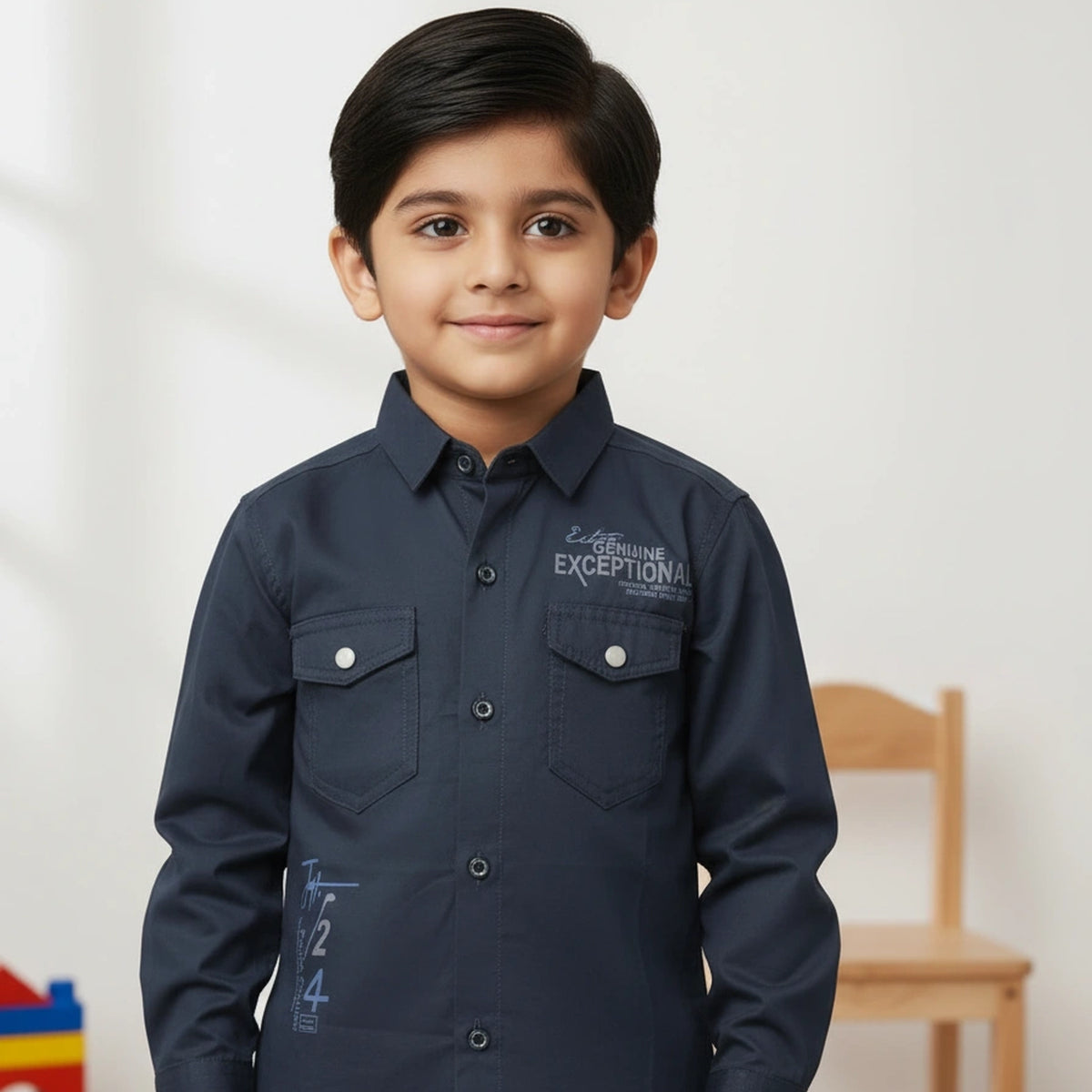 Boys Stylish Shirt – Genuine Printed Shirts for Kids - image 2