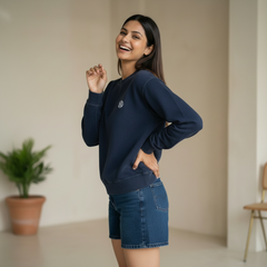 Women’s Full Sleeve Cotton T-Shirt – Classic Crew Neck t-shirt