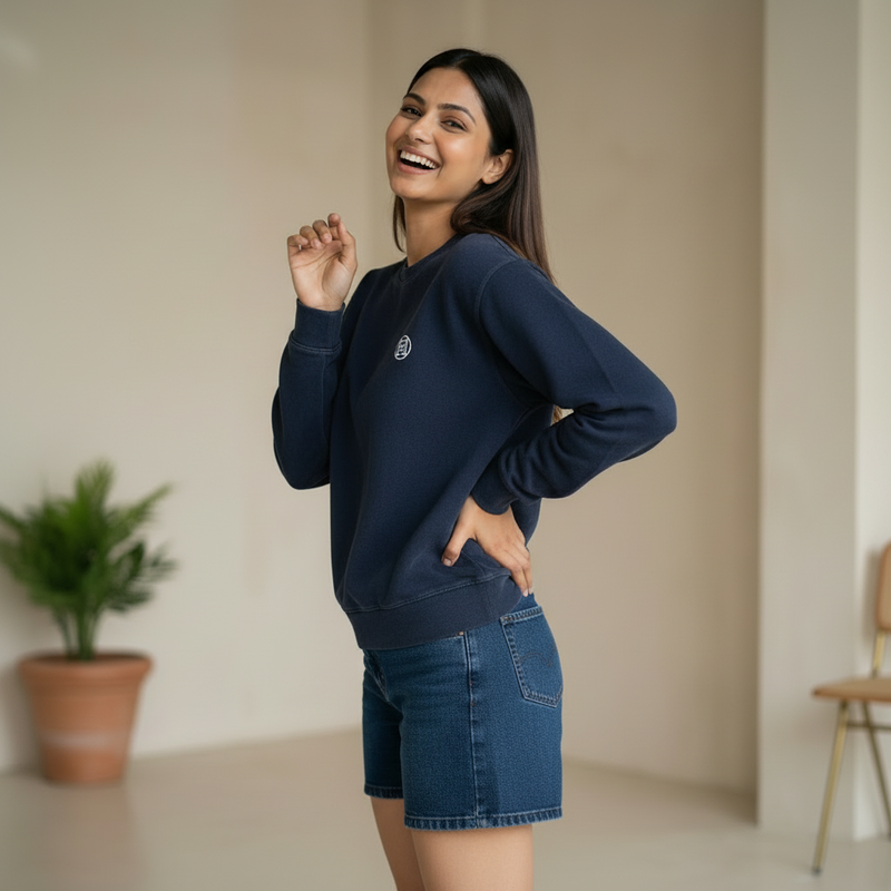 Women’s Full Sleeve Cotton T-Shirt – Classic Crew Neck t-shirt
