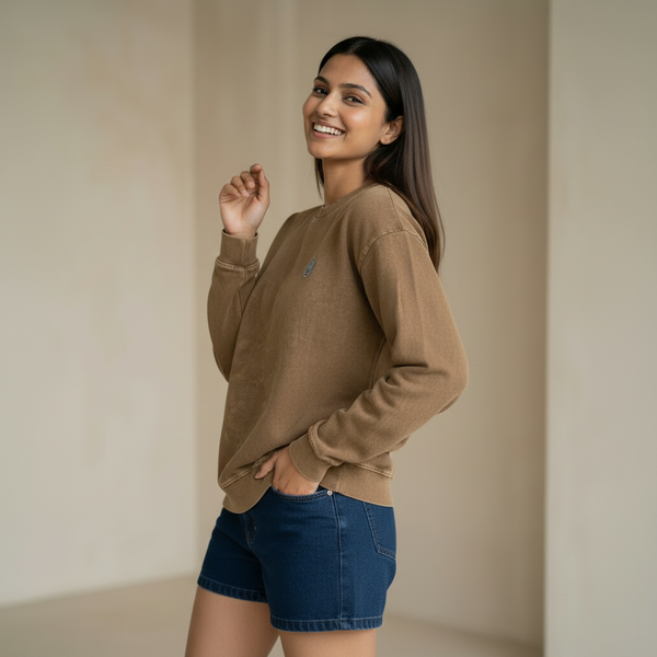 Women’s Full Sleeve Cotton T-Shirt – Classic Crew Neck t-shirt