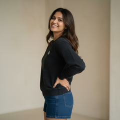 Women’s Full Sleeve Cotton T-Shirt – Classic Crew Neck t-shirt